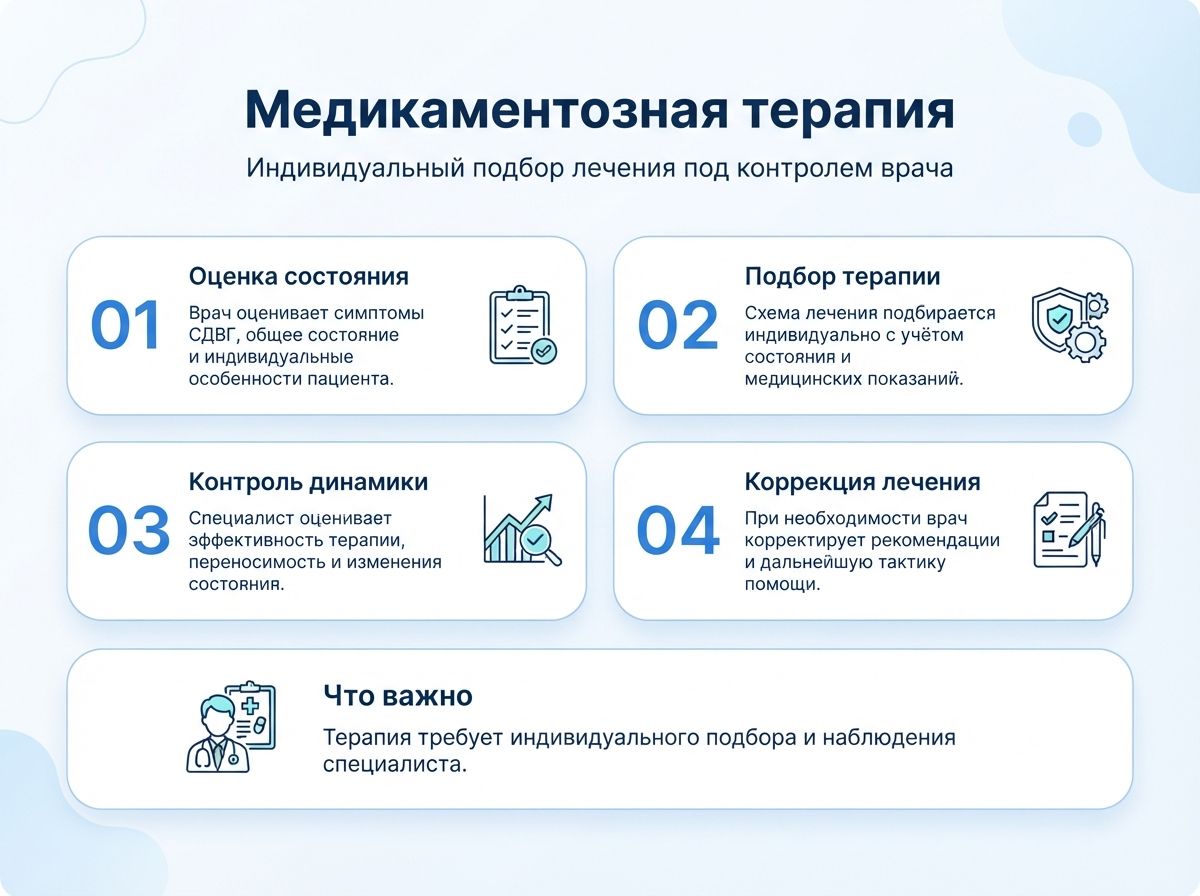 Лечение СДВГ в Щиграх у детей и взрослыхинфографика