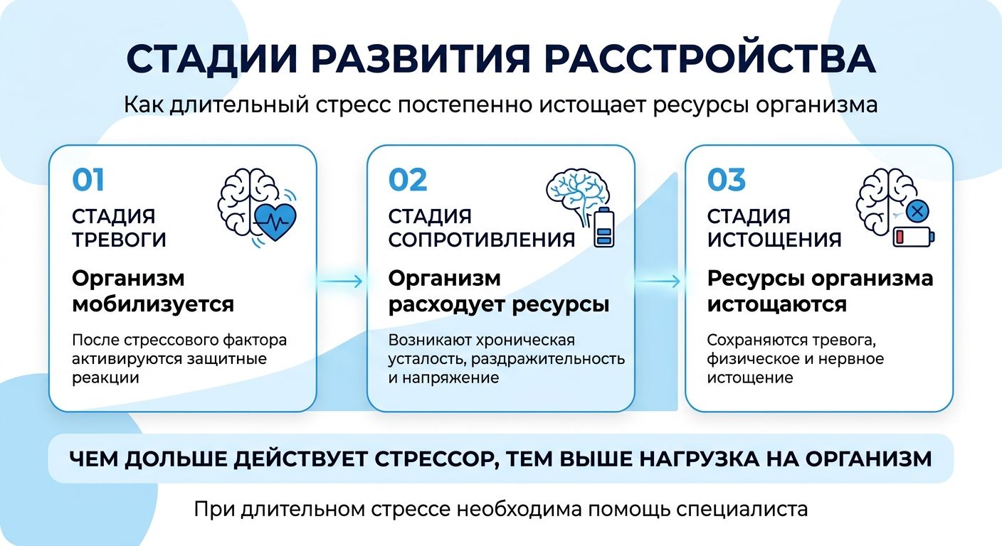 Лечение стресса в Щиграх инфографика